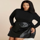 Embellished Mockneck Top image number null