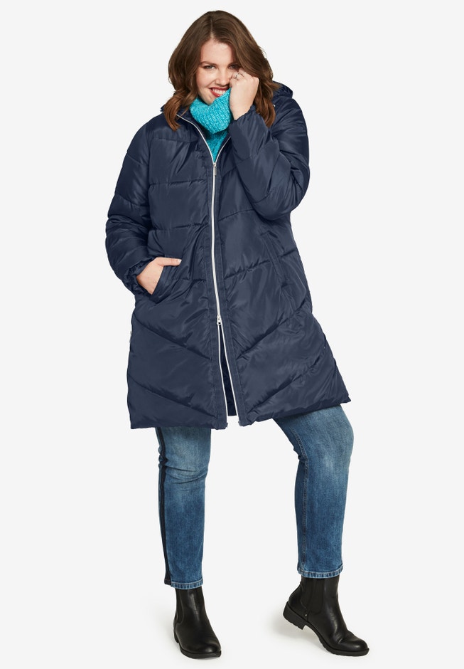 Long Puffer Coat image number 4