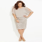 Embellished Open Sleeve Dress image number null