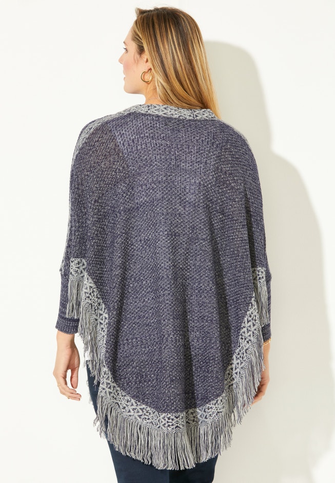 Favorite Fringe Poncho image number null
