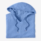 Rib-Knit Sherpa Hoodie Sweatshirt image number null