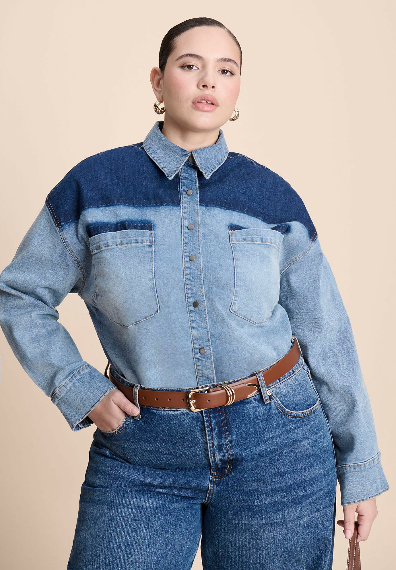 Denim Trucker Shirt image number 2