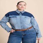 Denim Trucker Shirt image number null
