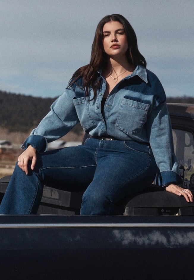 Denim Trucker Shirt image number 0