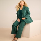 Plus Size Classic Bend Over&reg; Structured Straight Leg Pull-On Pant image number null