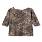 Stretch Cotton Boatneck Tunic image number null