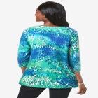 Stretch Cotton Boatneck Tunic image number null