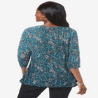 Stretch Cotton Boatneck Tunic image number null