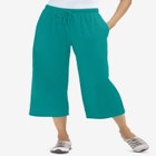 Sport-Knit Pull-On Capri Pants image number null