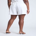 Easy Pull On Linen Blend Short image number null