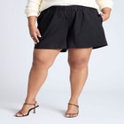 Easy Pull On Linen Blend Short image number null