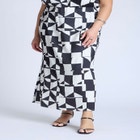 Satin Maxi Skirt image number null