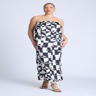 Satin Maxi Skirt image number null