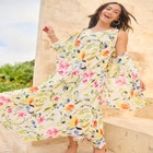 Sleeveless Crinkle Dress image number null