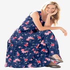 Sleeveless Crinkle Dress image number null