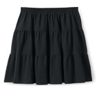 Elastic-Waist Knit Tiered Skirt image number null