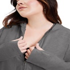 Zip-Up French Terry Hoodie image number null