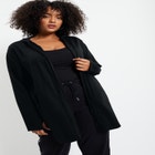 Zip-Up French Terry Hoodie image number null