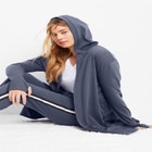 Zip-Up French Terry Hoodie image number null