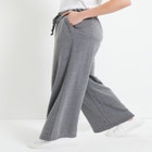 French Terry Wide-Leg Pant image number null