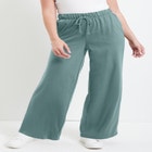 French Terry Wide-Leg Pant image number null