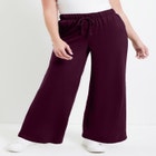 French Terry Wide-Leg Pant image number null