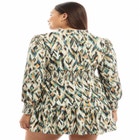 Smocked Georgette Tunic image number null