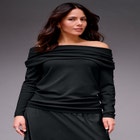 Off Shoulder Long Sleeve Sweater image number 0