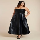 Faux Leather Flare Maxi Dress image number null