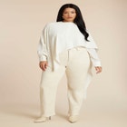 Button Up Top With Neck Cape image number null