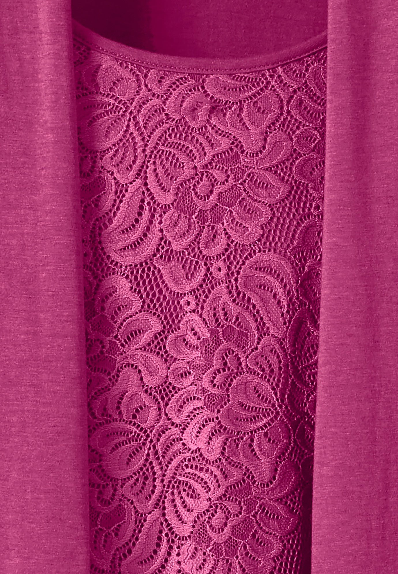 2-Fer Cardigan & Attached Lace Tunic image number 3