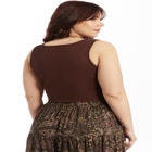 Pointelle Cropped Sweater image number null