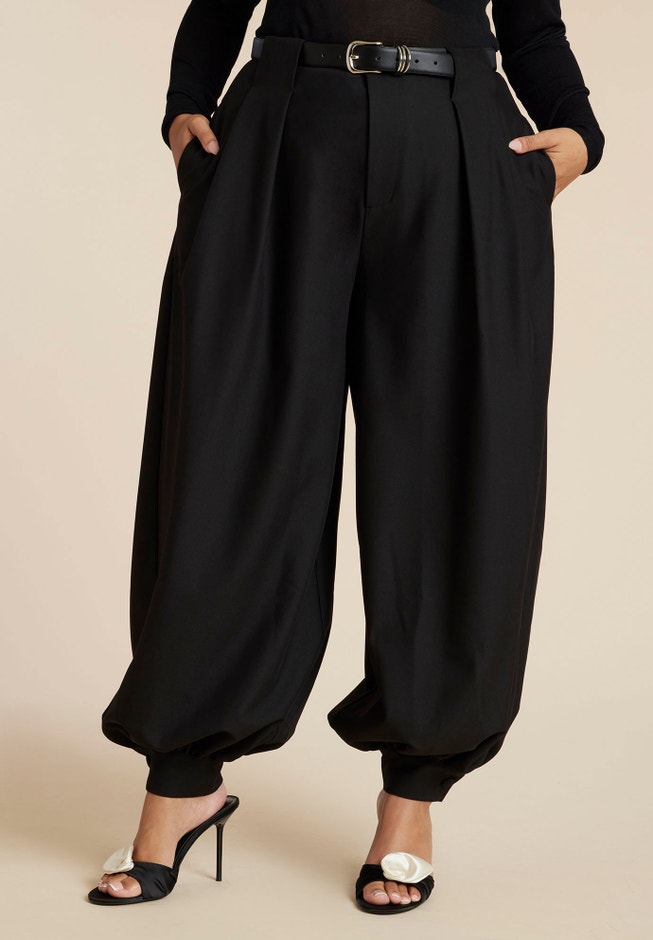 Balloon Trouser With Pleats image number 1