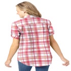 Short-Sleeve Button Down Seersucker Shirt image number null