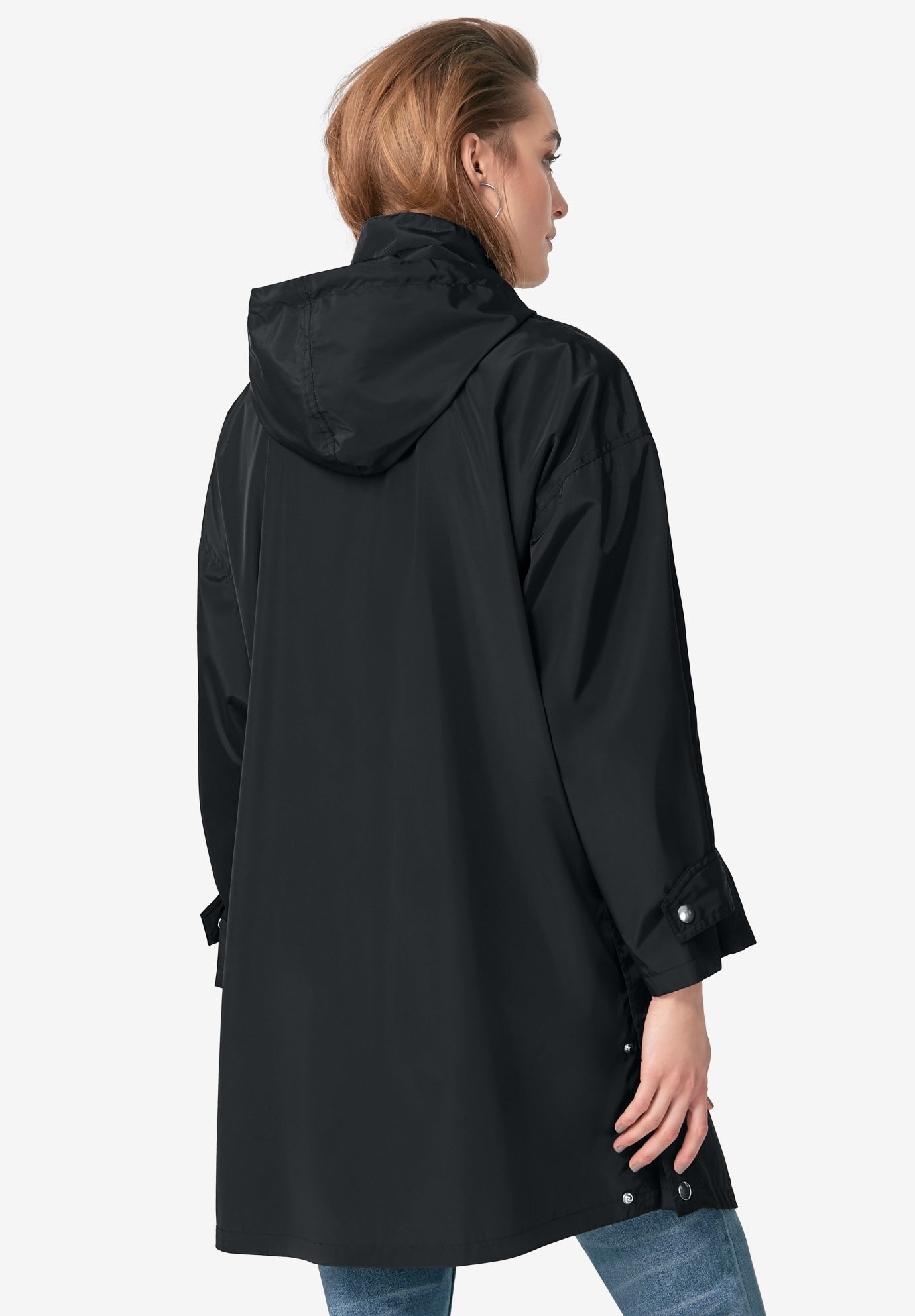 Hooded A-Line Raincoat image number 1