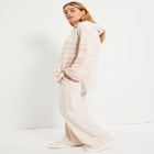 Bell-Sleeve French Terry Sweatshirt image number null