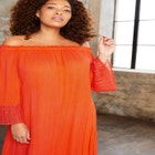 Off-The-Shoulder Maxi Dress image number null