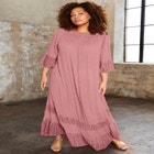 Off-The-Shoulder Maxi Dress image number null