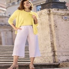 Fine Gauge Button-Front Cardigan image number null