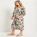 Halcion Lino Soleil Shirtdress image number null