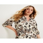 Halcion Lino Soleil Shirtdress image number null