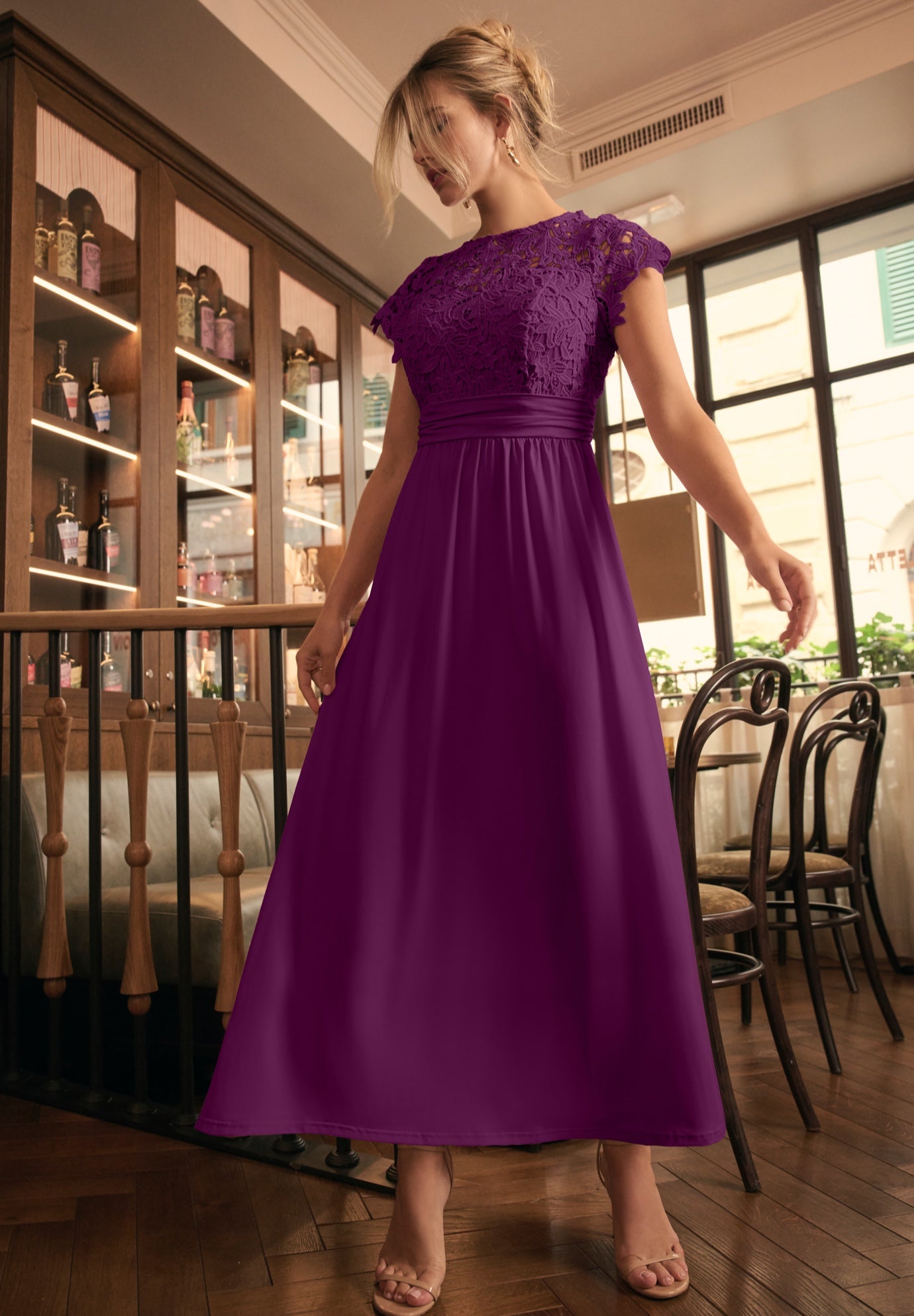 Lace Maxi Dress image number 0