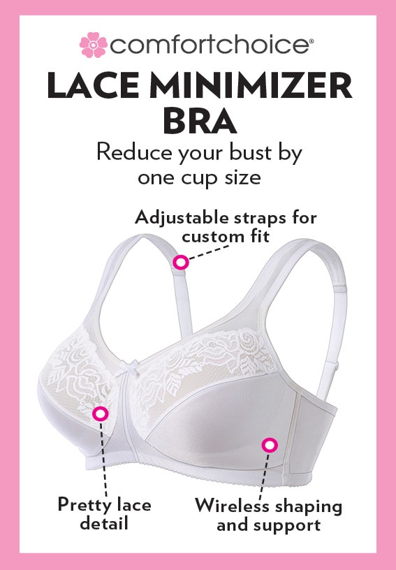 Lace Minimizer Bra image number 4