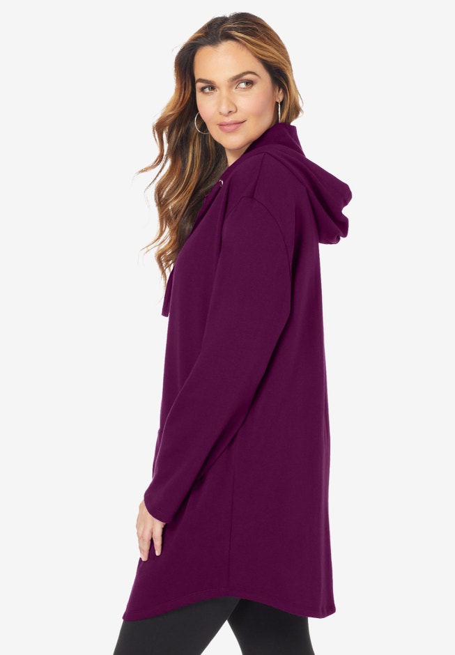 Fleece Zip Hoodie Sweatshirt image number 2