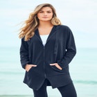 Fleece Zip Hoodie Sweatshirt image number null