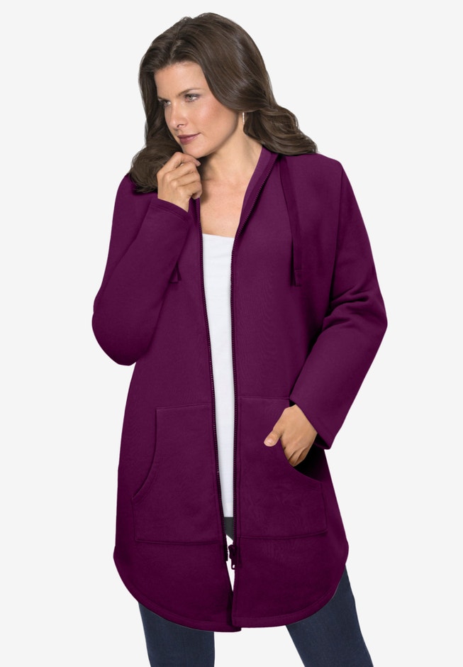 Fleece Zip Hoodie Sweatshirt image number 0