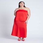 Column Satin Tube Top image number null