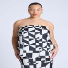 Column Satin Tube Top image number null