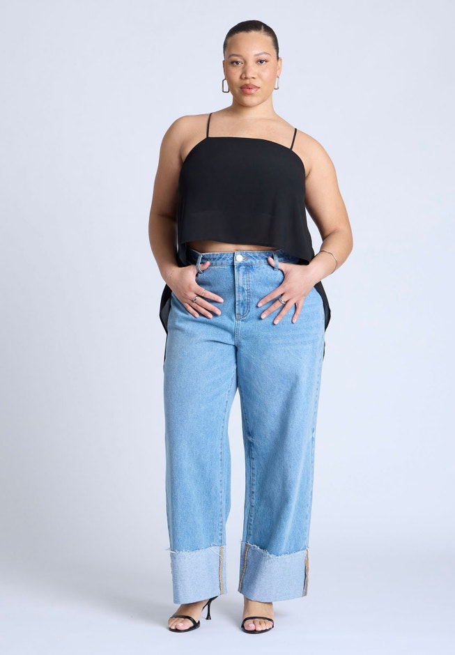 Cascading Crop Top image number null