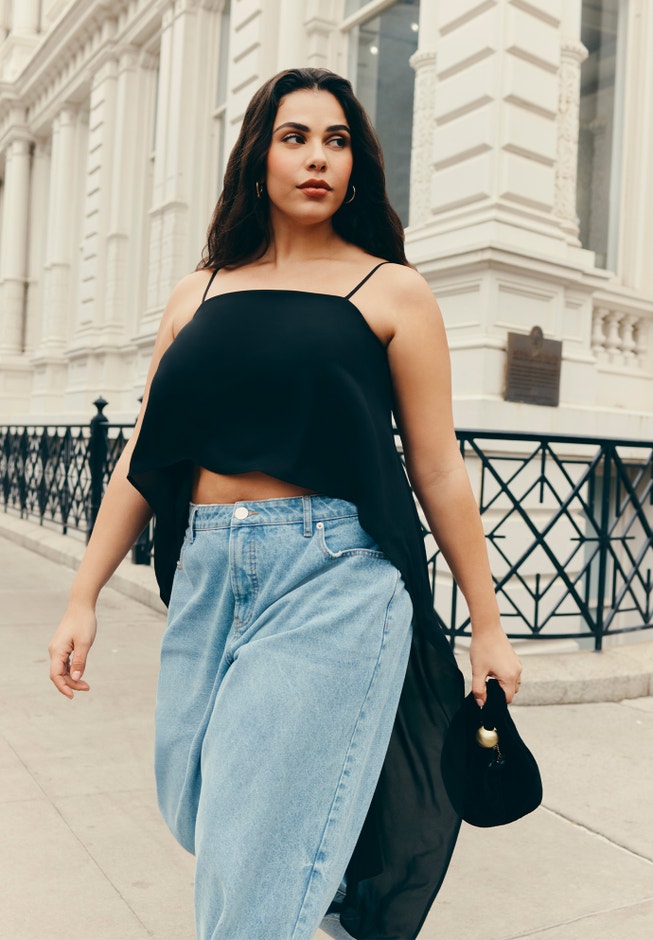 Cascading Crop Top image number null